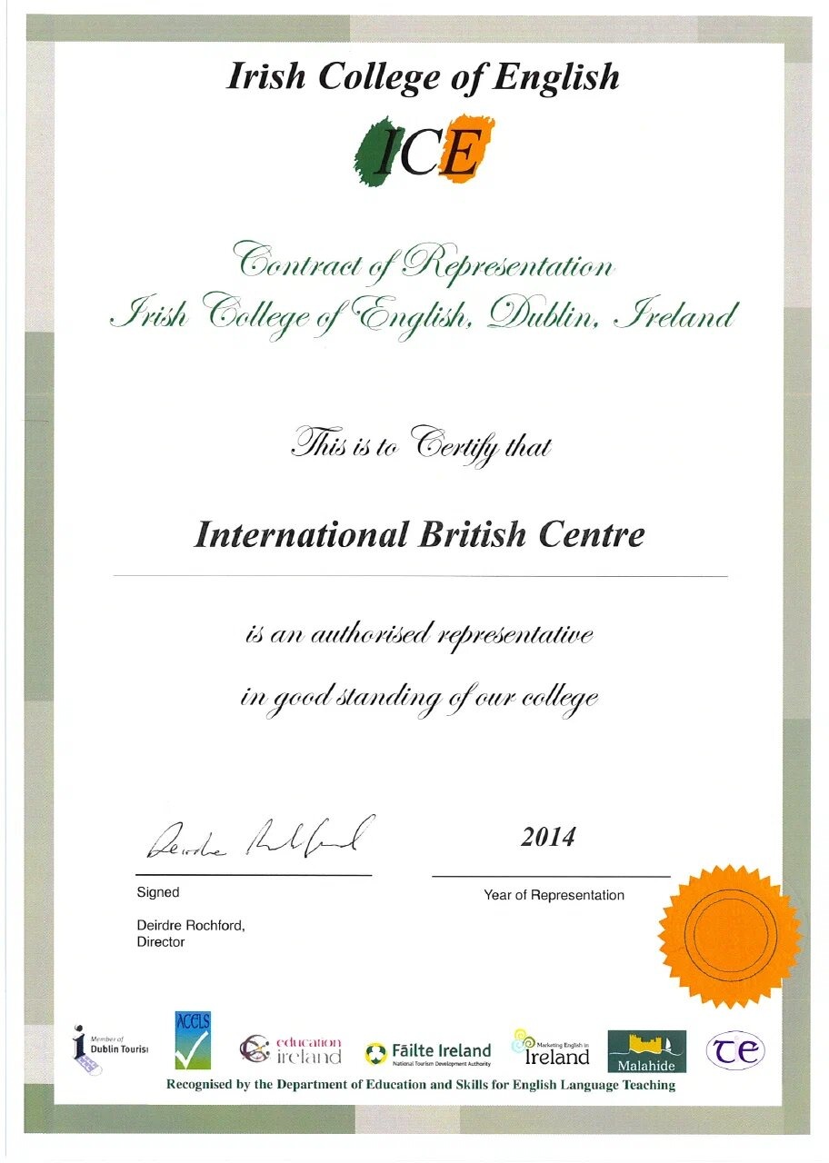 Irish College of English